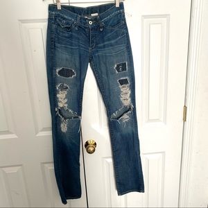 Rogan Distressed Denim Jeans